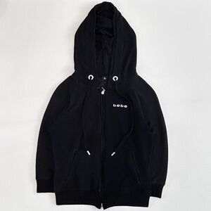 Vintage Y2K Bebe Full Zip Hoodie Women’s Small Studded Bedazzled Anchor 2000’s
